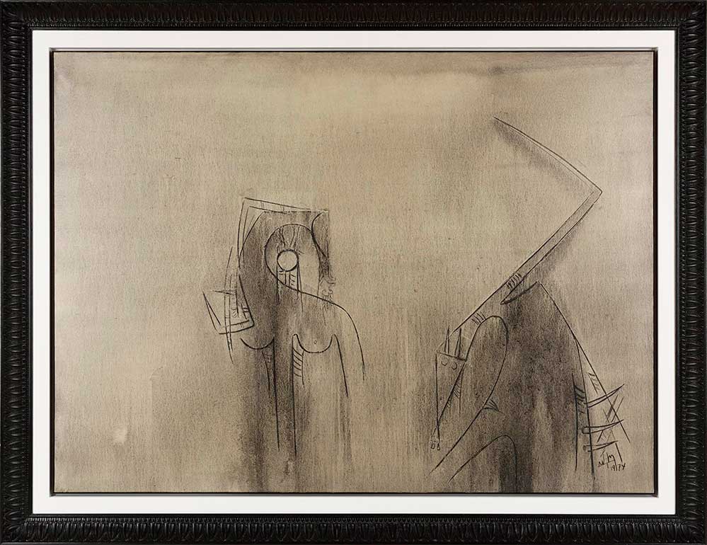 Figures grises by Wifredo Lam (Courtesy: Galerie Gmurzynska)